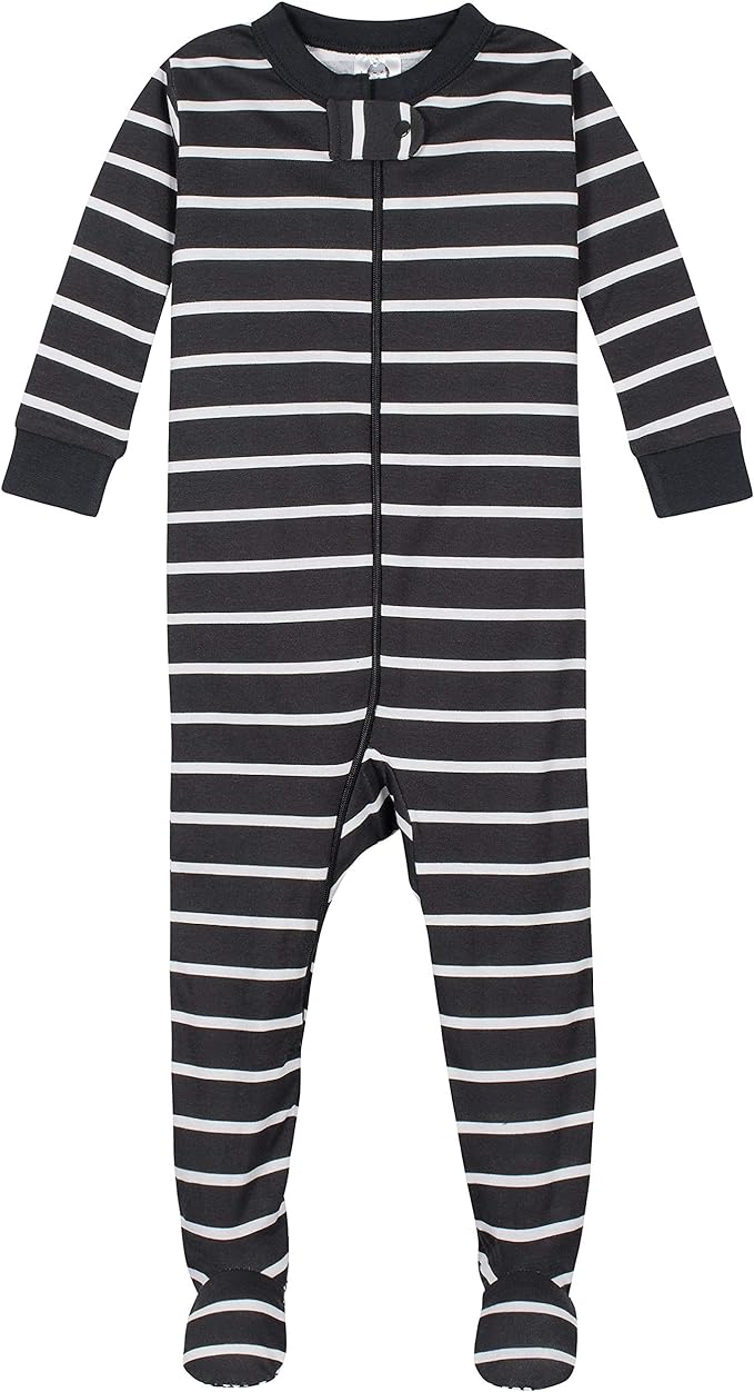 Gerber Baby Boys' 2-Pack Footed Pajamas
