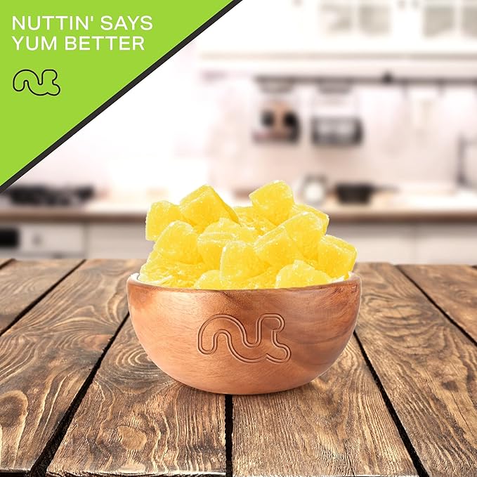 NUT CRAVINGS - Sun Dried Pineapple Chunks, Lightly Sweetened (48oz, 3 LB) Bulk Dry Fruits Packed Fresh in Resealable Bag - Sweet Healthy Snack, Naturally Grown, Vegan, Kosher