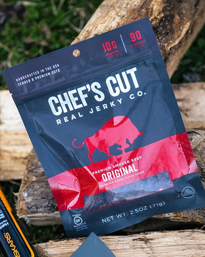 Chef's Cut Real Steak Original Recipe Jerky, 2.5 Ounce (4 Pack)