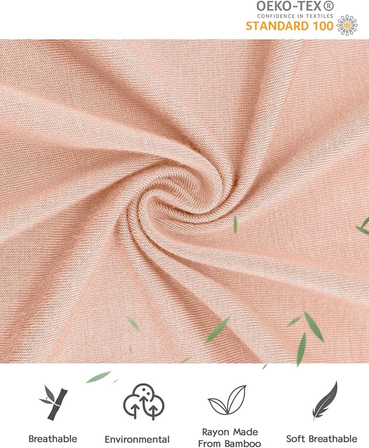 Jimonda Baby Romper Boys Girls Bamboo Pajamas 2-Way Zipper Footless Unisex Long Sleeve Sleepers Sleep and Play 0-24 Months