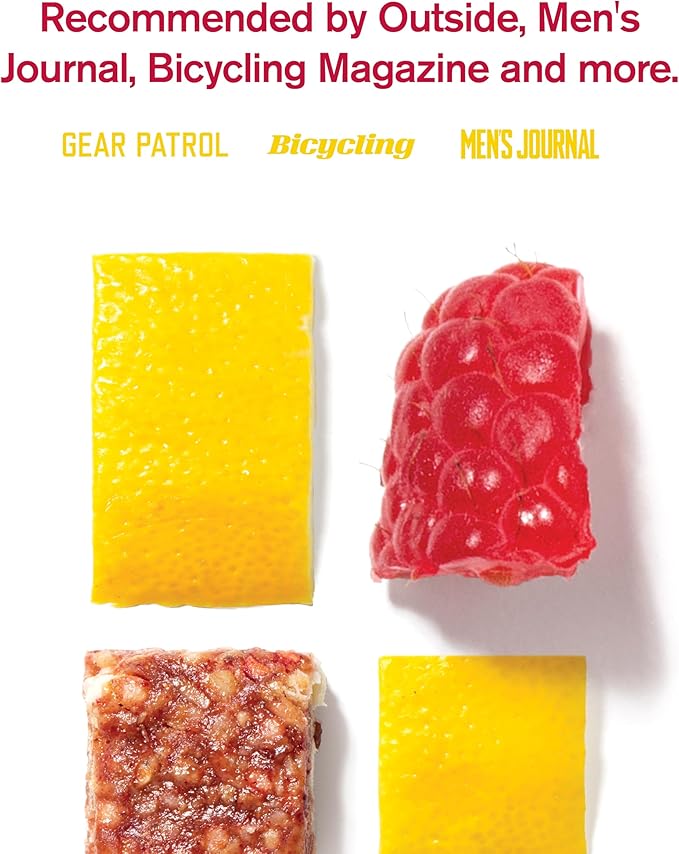 SKRATCH LABS Energy Bar | Raspberry + Lemon (12 pack) | Plant Based Healthy Snack | Low Sugar - 4g Protein | non-gmo, gluten free, soy free, vegan, kosher