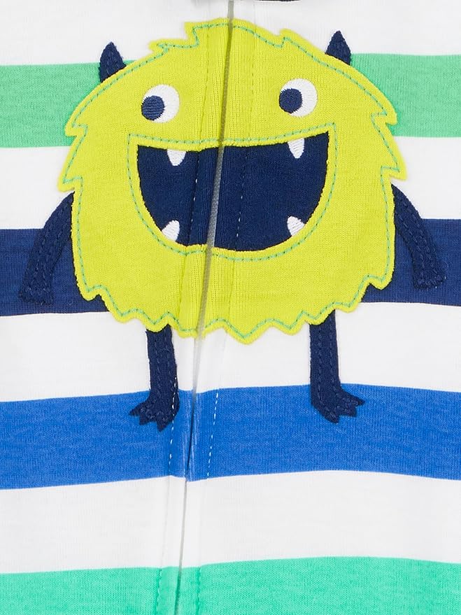 Simple Joys by Carter's Kids' 3-Pack Snug Fit Footless Cotton Pajamas