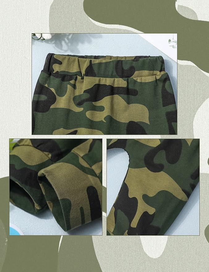 Fommy Newborn Baby Boy Clothes Plaid Letter Print Long Sleeve Hoodies + Long Pants 2PCS Fall Winter Outfits Set