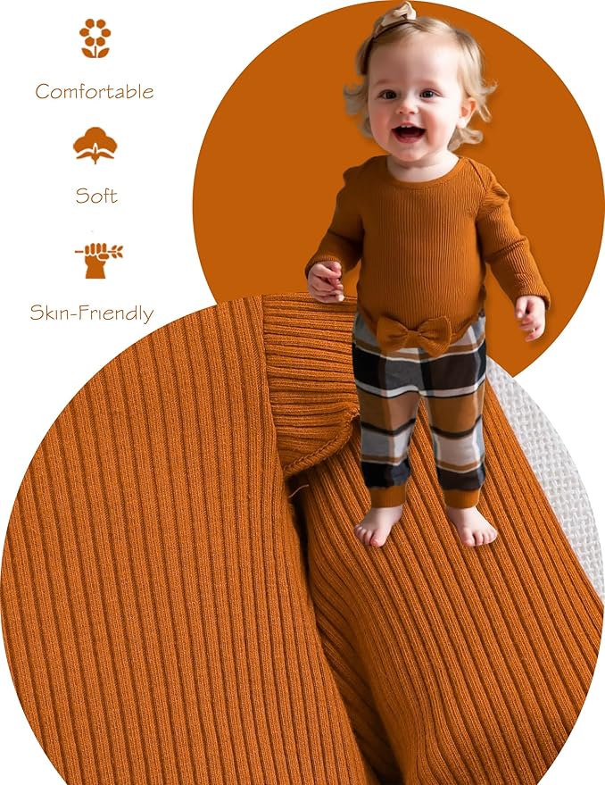 Baby Girl Clothes Newborn Infant Outfits Cute Summer Clothes Spring Romper Set+Hat+Headband