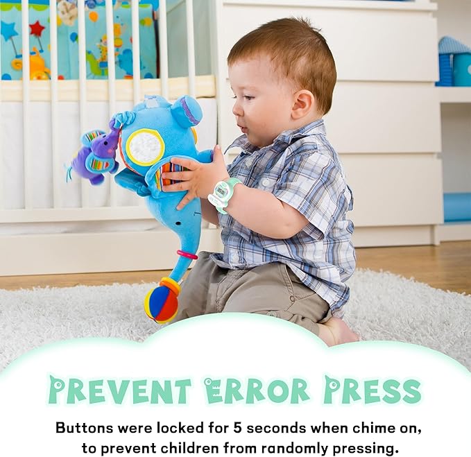 Kids Watch Potty Training Watches for Boys and Girls, Potty Timer Toilet Shape and LED Colorful Lights, Music Reminds Kids It's Time to Go to The Bathroom, Fun Gift for Moms and Toddlers