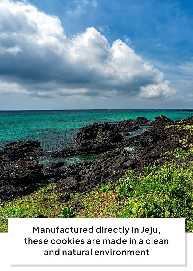 Korean Food JEKISS Jeju Island Hallabong Cookies (6.77oz, 16ea) Hanrabong, Tangerines from Jeju Island, Korean Dessert, Korean Snack, gift from Korea, Individually packed