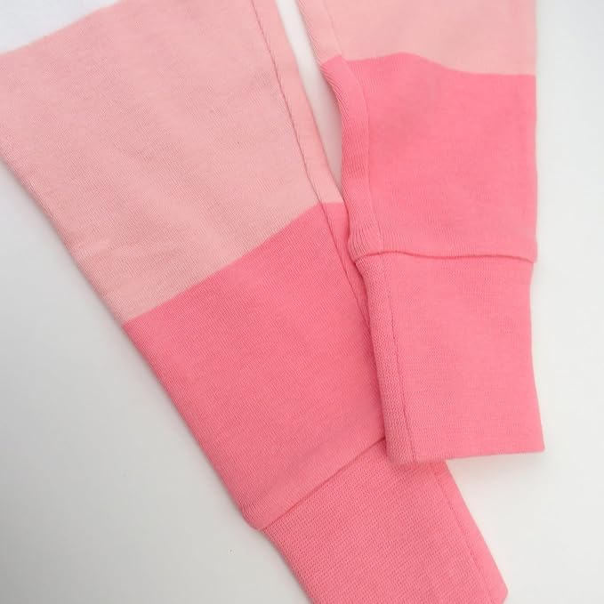 HonestBaby 4 Piece Pajamas Sleepwear Pjs 100% Organic Cotton for Infant Baby and Toddler Boys, Girls, Unisex