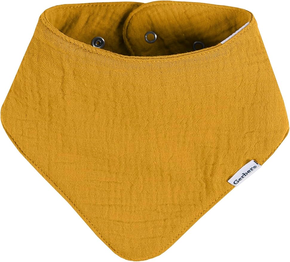 Gerber Unisex Baby Muslin Bandana Bibs