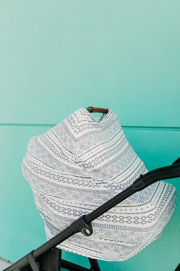 Copper Pearl Multi-Use Cover: Car Seat Covers, Nursing Cover, and Stroller Cover for Sun - Stretchy Fabric, All-Season Use, Stylish Designs, Easy Access for Moms - Westyn