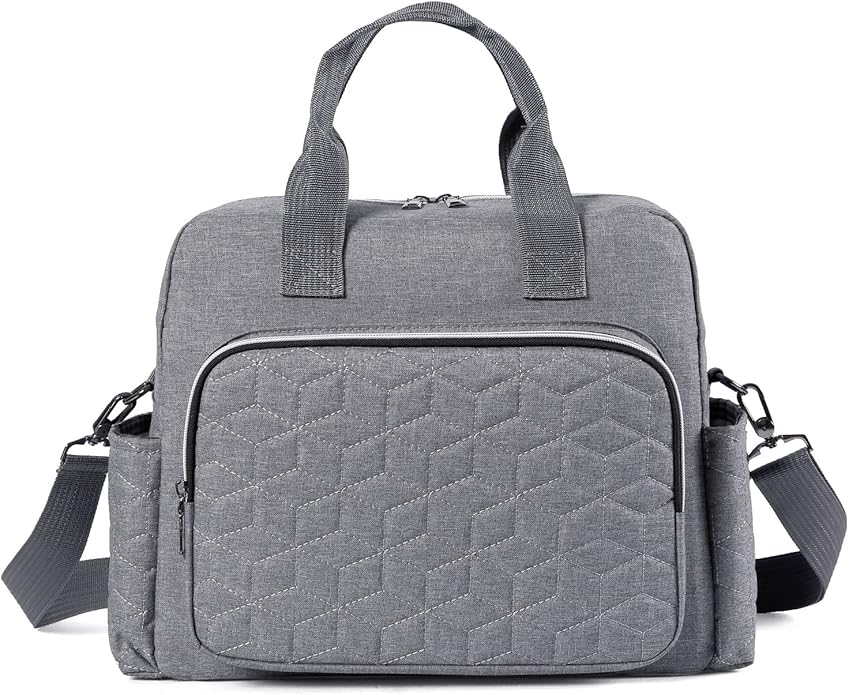 Crossbody Small Diaper Bag, Cute Mini Baby Diaper Tote Bags with Insulated Pockets for Traveling Outdoor Parent