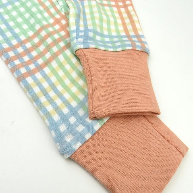 HonestBaby baby-girls 2-piece Pajamas Sleepwear Pjs 100% Organic Cotton for Baby, Toddler, Kids, Girl