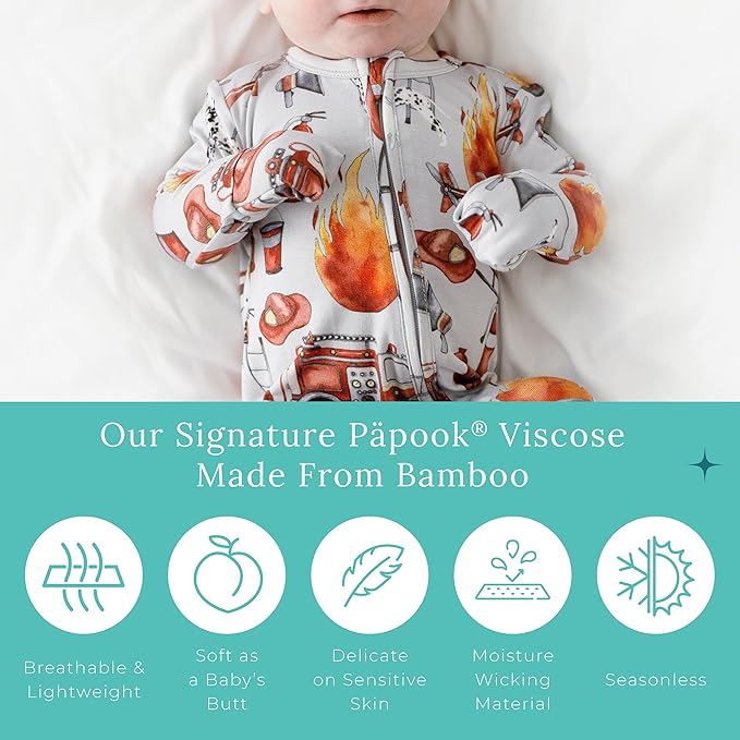 Posh Peanut Convertible Baby Sleepers - Girls Footless Baby Pajamas with 2 Way Zipper for Easy Diaper Changes