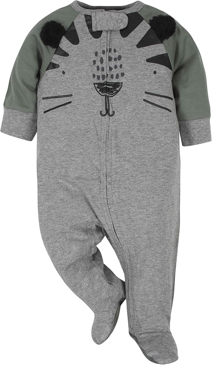 Gerber Baby Boys' 2-Pack Footed Pajamas