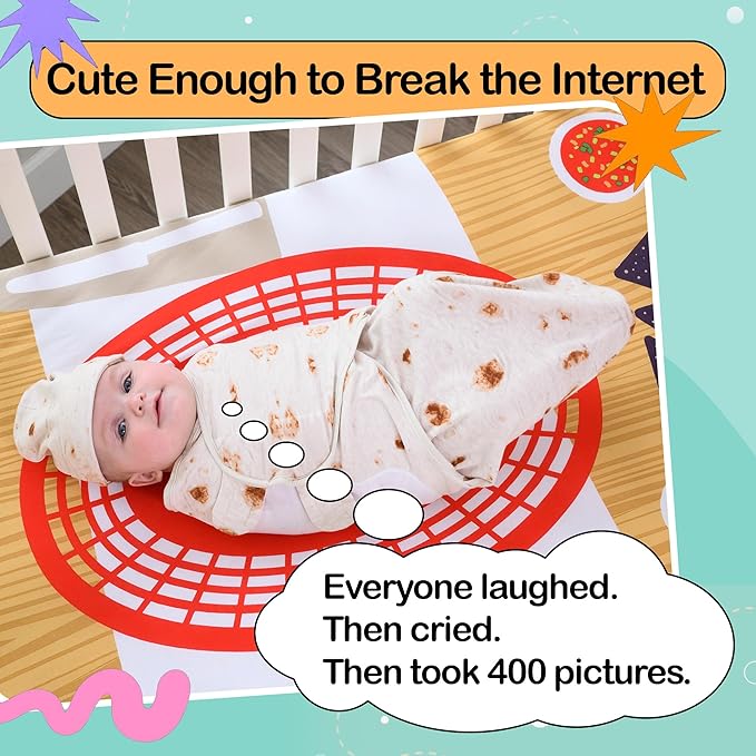 Cuddle Club Newborn Swaddle Gift Set – Includes Swaddle Blanket, Hat & Crib Sheet in Fun Styles – For Baby Boys & Girls