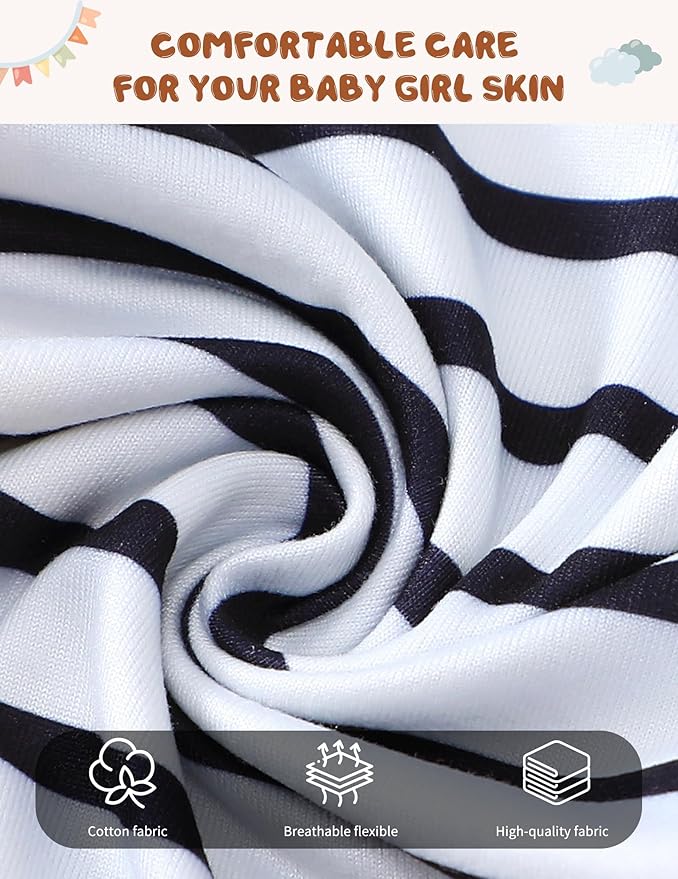 SUNNY PIGGY Baby Boy Clothes Newborn Infant Boys Outfits Romper Hat Pants 3PC Set 0-3 3-6 6-12 12-18 Month Clothing Gift