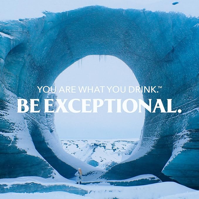 Icelandic Glacial Natural Spring Alkaline Water, 33.81 Fl Oz (Pack of 12), 405.6 Fl Oz