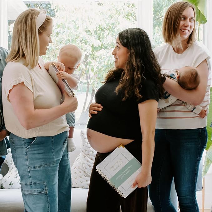 Expecting and Organized New Baby Planner – Pregnancy Organizer and Checklist Journal for First-Time Moms – 140+ Page Hardcover Keepsake by Undefining Motherhood