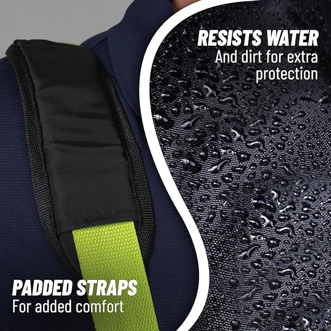 V VOLKGO Car Seat Travel Bag For Airplane with Padded Backpack Shoulder Straps, Gate Check Bag, Car Seat Bags for Air Travel Carseat Travel Cover, Carseat Travel Bag Cover for Airplane Travel