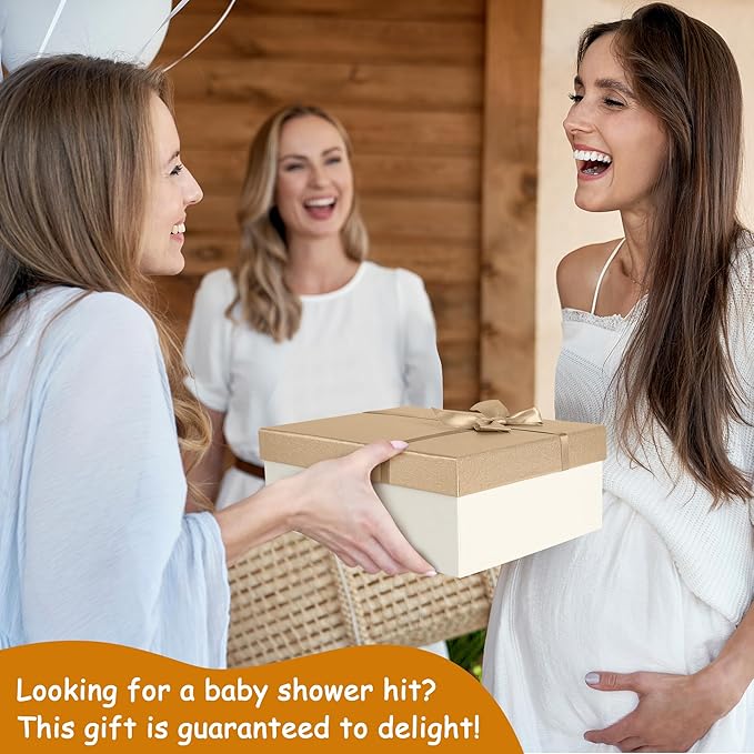 New Mom Gifts for Women, Best Pregnancy Gifts Basket for New Parents, Gender Reveal Ideas Gift Set for First Time Mom & Dad Expecting Parents to Be Gender Reveal Baby Shower Newborn Baby Boy or Girl