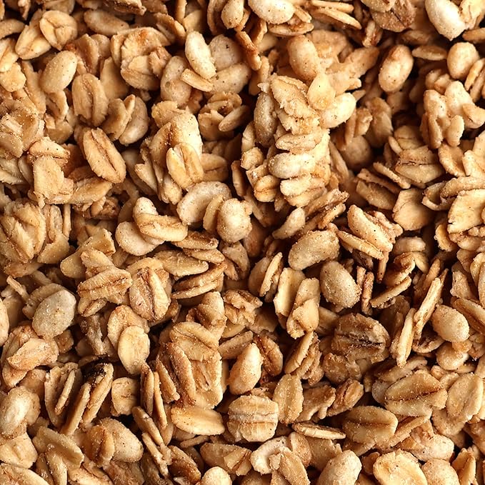 Grandy Organics Vanilla Cinnamon Granola, 10 Pound Bulk Bag, Certified Organic, Gluten Free, Non-GMO, Kosher, Plant Based Protein Granola