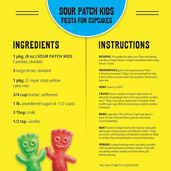 SOUR PATCH KIDS Soft & Chewy Candy, Bulk Candy, 5 lb