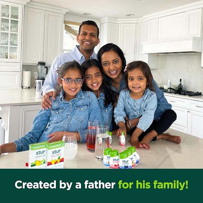 Stur Soda Machine Flavors Variety Pack | Naturally Sweetened | High in Vitamin C & Antioxidants | Sugar Free | Zero Calories | Keto | Vegan | 5 Bottles, Makes 120 Drinks