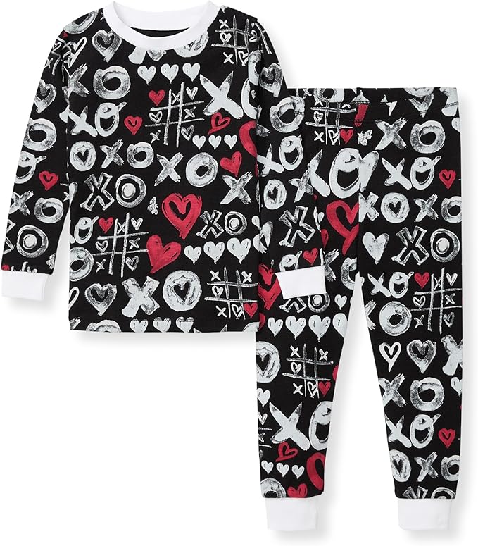 Burt's Bees Baby Boys' 2-Piece Long Sleeve Tee and Pants Organic Cotton Pajama Set