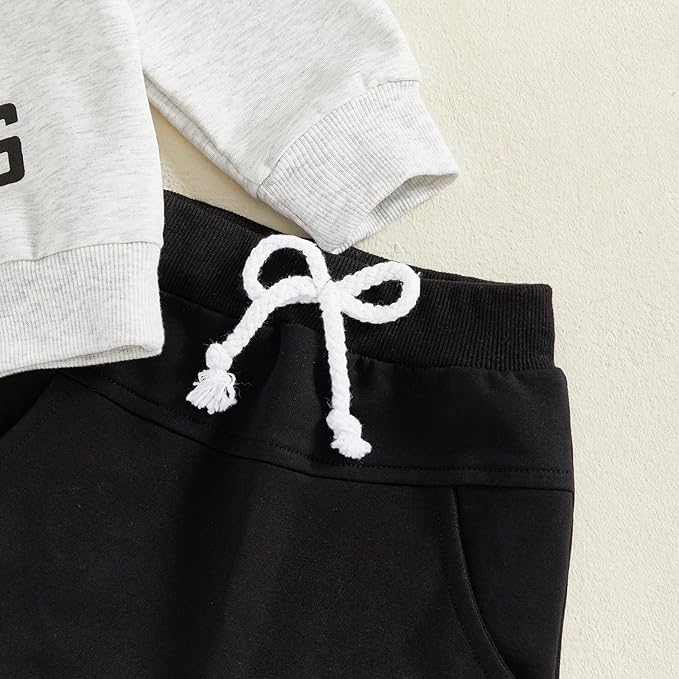 CIYCUIT Toddler Baby Boy Clothes Long Sleeve Sweatshirt Pants Set Fall Winter Outfits