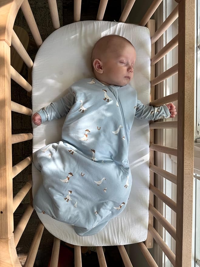 GUNAMUNA günamüna Unisex Baby, Toddler Wearable Blanket, Sleeping Bag Bamboo Rayon, Sleep Sack with Diaper Zipper, 2.6 TOG