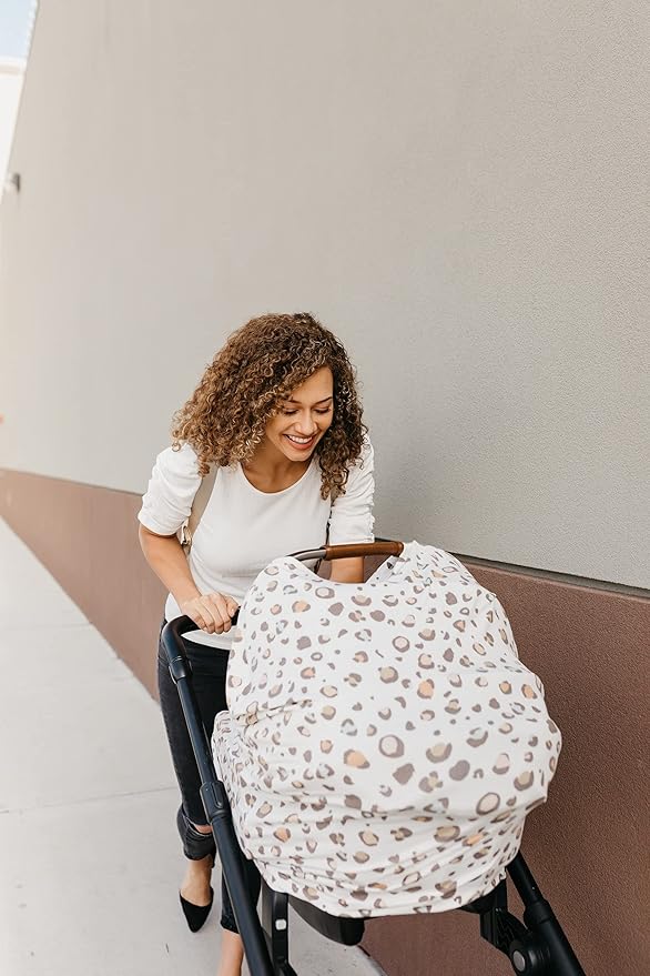 Millie Multi-Use Cover: Car Seat, Nursing, Stroller Cover - Stretchy Fabric, All-Season, Stylish Designs, Easy Access