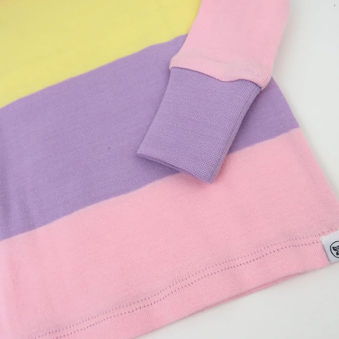 HonestBaby unisex-baby Celebration 2-piece Pajamas Sleepwear Pjs 100% Organic Cotton for Baby, Toddler, Kids