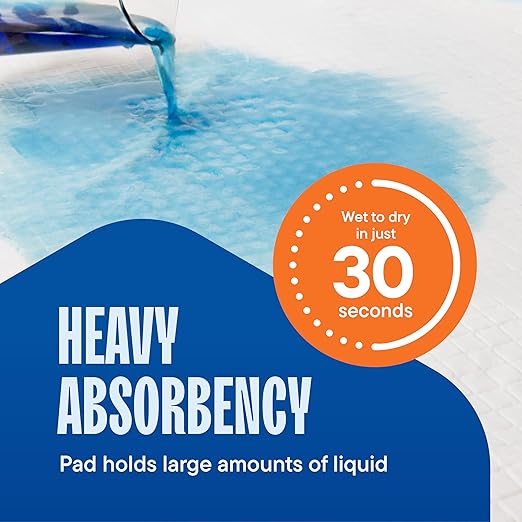 Chucks Pads Disposable [100-Pack] Adult Incontinence Underpads 36"x36" XXXL Bed Pads – Thin-Shield Technology, Super Absorbency – High Quality Mattress Protector Pee Pads for Kids, Seniors, Adults