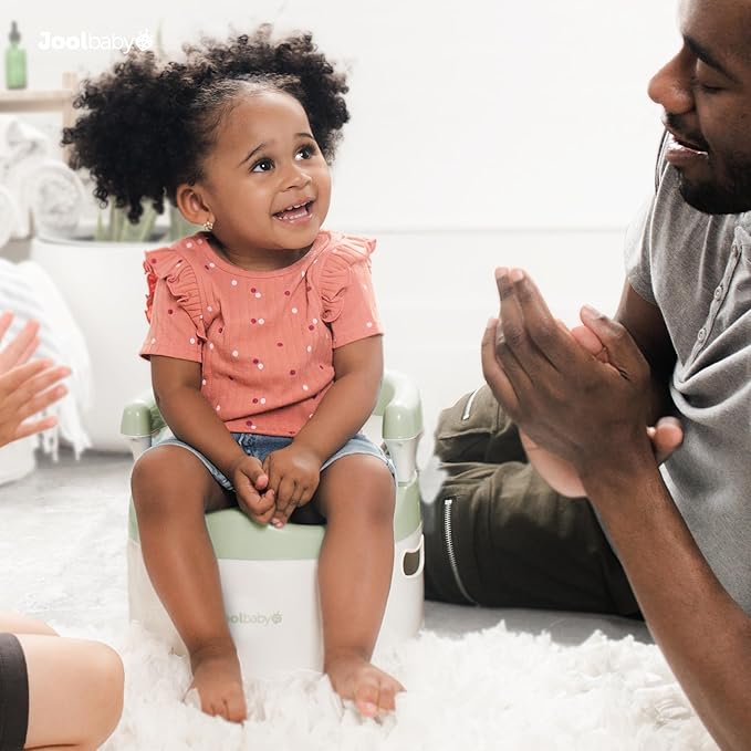 Jool Baby Potty Chair for Toddler Toilet Training - Splash Guard & Back Support (Sage)