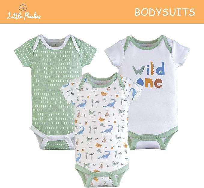 Baby Girl Clothes – 100% Cotton, Soft & Breathable Newborn Essentials and Gifts, Fits 3 to 6 Months