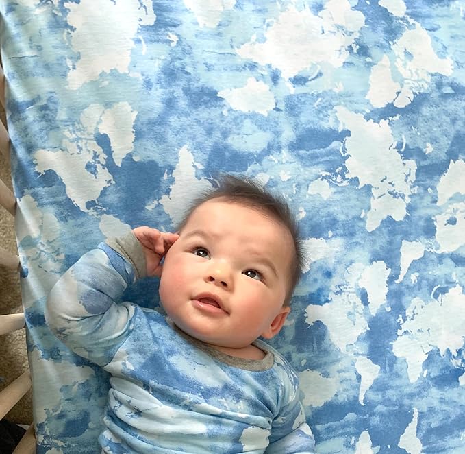 HonestBaby 2-Piece Pajamas Sleepwear Pjs 100% Organic Cotton for Baby, Toddler, Kids, Boy