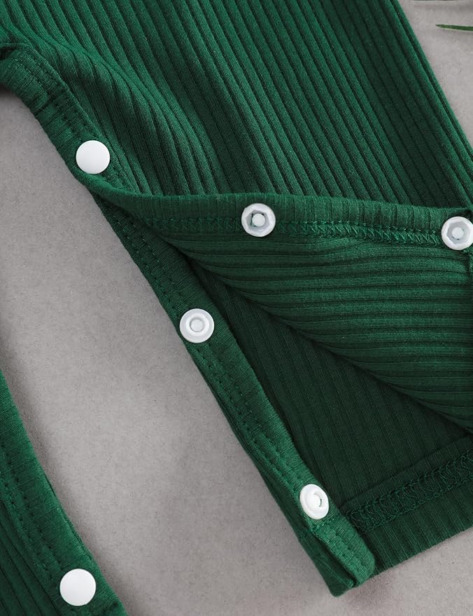 oklady Baby Boy Clothes Stripe Pattern Print Romper Top and Baby Overalls with Hat 0-18 Months Baby Boy Outfits