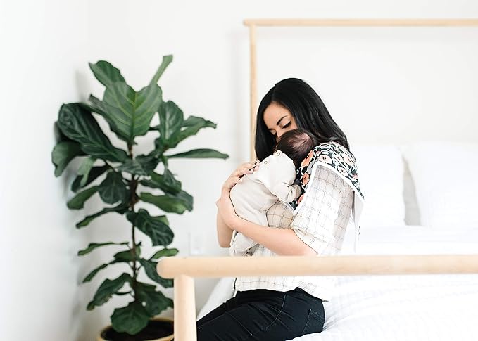 Copper Pearl Baby Burp Cloth Large 21''x10'' Size Premium Absorbent Triple Layer 3-Pack Gift Set “Dot