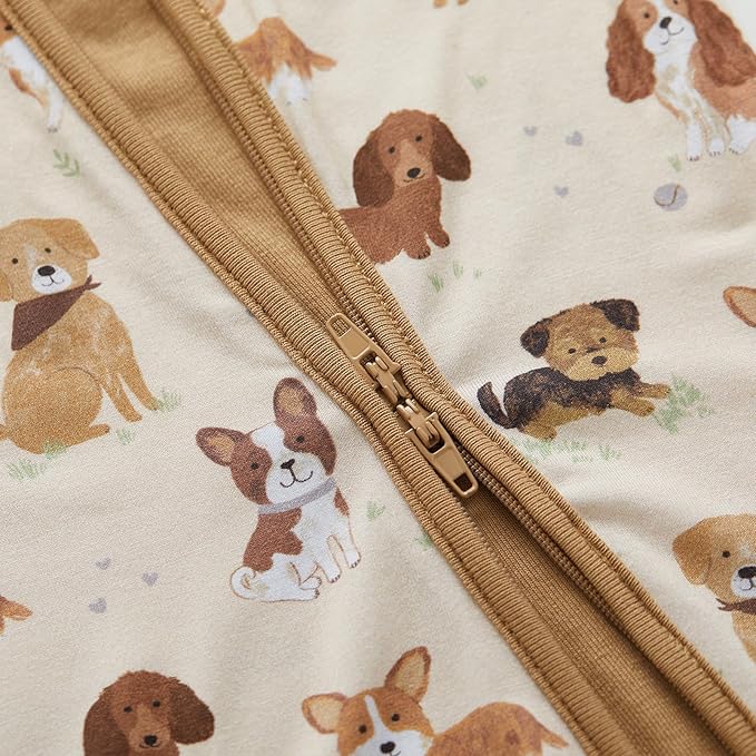 pureborn Baby Boys Girls Sleeper Snug Fit Viscose from Bamboo Pajamas 0-24 Months