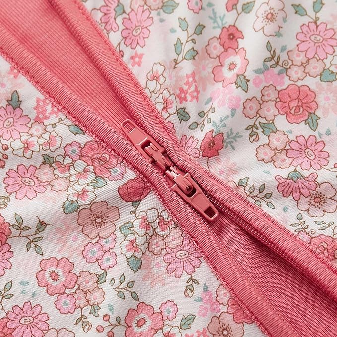 pureborn Baby Boys Girls Sleeper Snug Fit Viscose from Bamboo Pajamas 0-24 Months