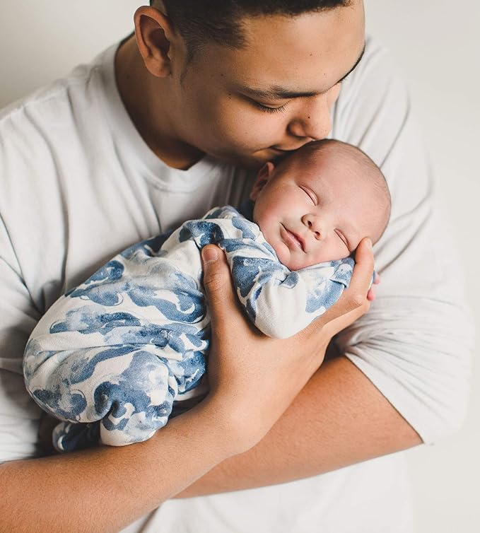 Burt's Bees Baby Baby Girls Pajamas, Zip Front Non-Slip Footed Sleeper Pjs, 100% Organic Cotton