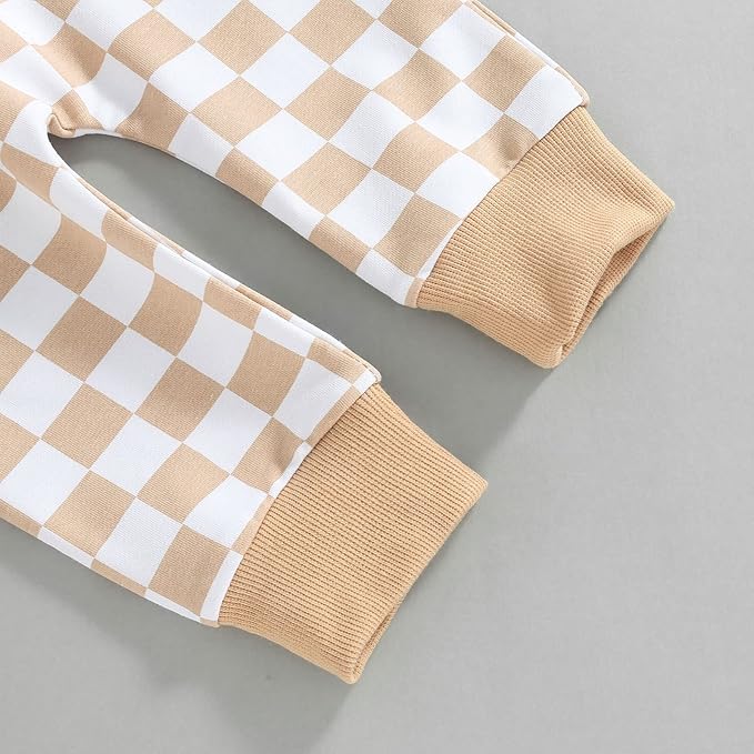 2Pcs Baby Boys Hoodie Tops Pants Set Dinosaur Deer Print Sweatsuit Fall Winter Outfits