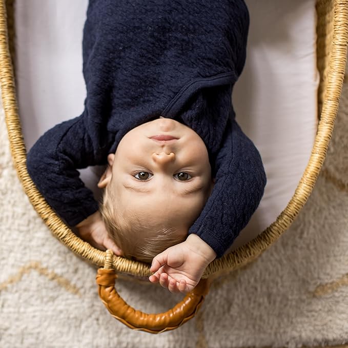 Burt's Bees Baby Boys' 100% Organic One-Piece Long Sleeve Coverall