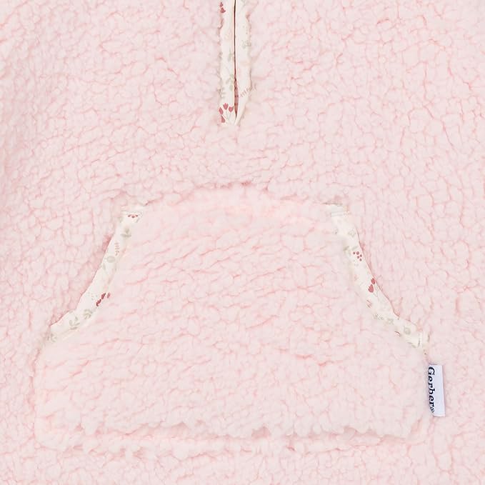 Gerber Unisex Baby Baby Unisex Fleece Romper