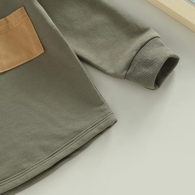 CIYCUIT Toddler Baby Boy Clothes Long Sleeve Sweatshirt Pants Set Fall Winter Outfits