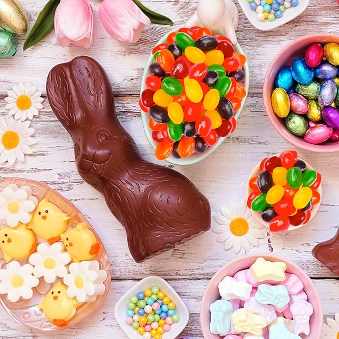 Bulk Jelly Bean Candy Large Bucket - Assorted Fruity Flavors, Soft, Chewy JellyBeans Bulk Resealable Jar for Easter Baskets, Candy Buffet, Egg Hunts, & Treats - JellyBeans