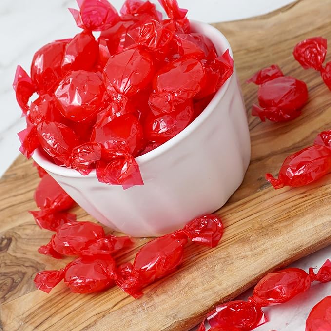 Arcor Cinnamon Discs Hard Candy, 2 Pound Bulk Candy (Approx. 150 pcs.), Cinnamon, Red Candy