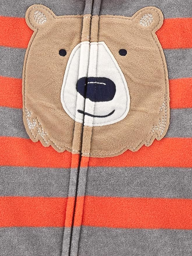 Simple Joys by Carter's Baby Boys' 3-Pack Loose Fit Flame Resistant Fleece Footless Pajamas