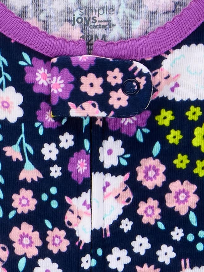 Simple Joys by Carter's Kids' 3-Pack Snug Fit Footless Cotton Pajamas