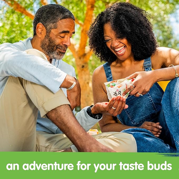 Snak Club Tajin Gummy Bears, Assorted Fruit Candy Gummies with Chili and Lime Seasoning, Mild, Gluten-Free and Vegan Snacks, 4 oz Resealable Bags, 6 Pack