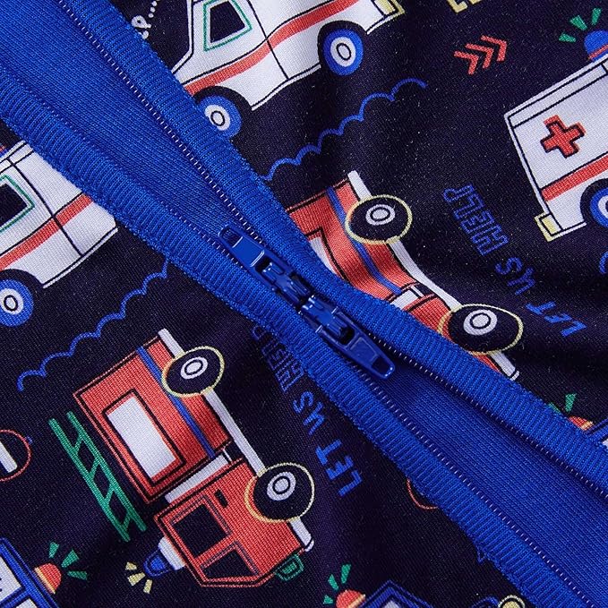 pureborn Baby Infant Boys Girls Sleeper Snug Fit Viscose from Bamboo Pajamas 0-24 Months